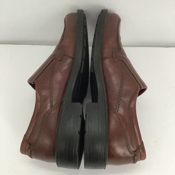 ECCO Men’s Lisbon Apron Leather Slip-On Shoe Loafer Brown Size 41EU - 7 -7.5 US - Picture 5 of 9